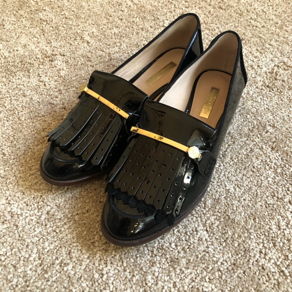 Louise Et Cie Patent Leather Loafers